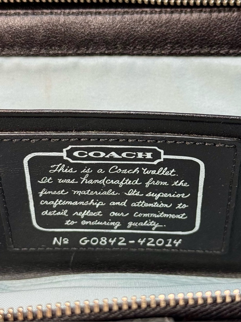 Coach Vintage (2008) Black Legacy/Signature Canvas Studded Wallet 🔥🔥 - Picture 5 of 8
